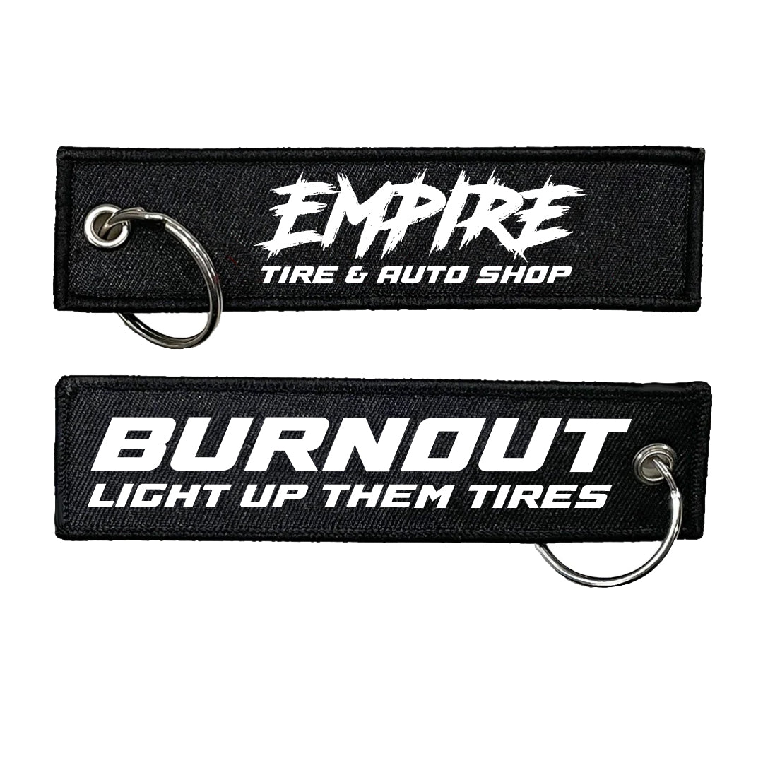 Burnout - Light up them tires Keychain