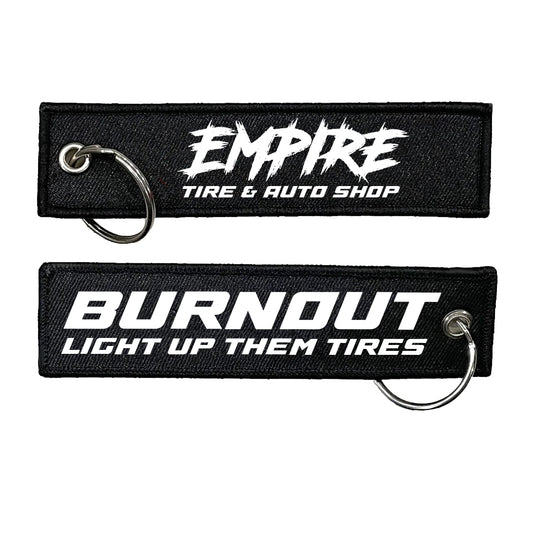 Burnout - Light up them tires Keychain